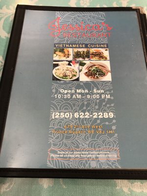 Menu photo 6 Jessica's Restaurant Vietnamese Cusine Prince Rupert, BC Menu photo 6 Jessica's Restaurant Vietnamese Cusine Prince Rupert, BC