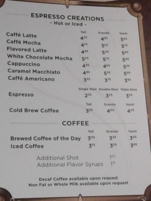 Menu photo 6 Java Vegas Coffee Las Vegas, NV