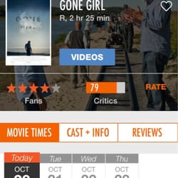 Slickrock Cinemas 3 - 9:40 Gone Girl