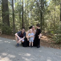 Forest backdrops (even when you don't wear appropriate footwear)
