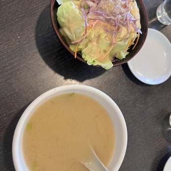 Züm Sushi - Miso soup and salad - Japanese Near Me - Pacific Grove, California Züm Sushi - Miso soup and salad - Japanese Near Me - Pacific Grove, California