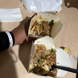 King Yen Restaurant - Yum Mongolian lamb and chick fried rice