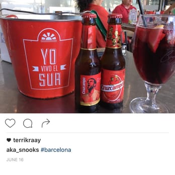 Cervecería La Sureña - bucket of beer and tiento de verano - Tapas/Small Plates Near Me - Barcelona, B