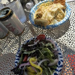 Side Salad & Pesto Pasta Side Salad & Pesto Pasta