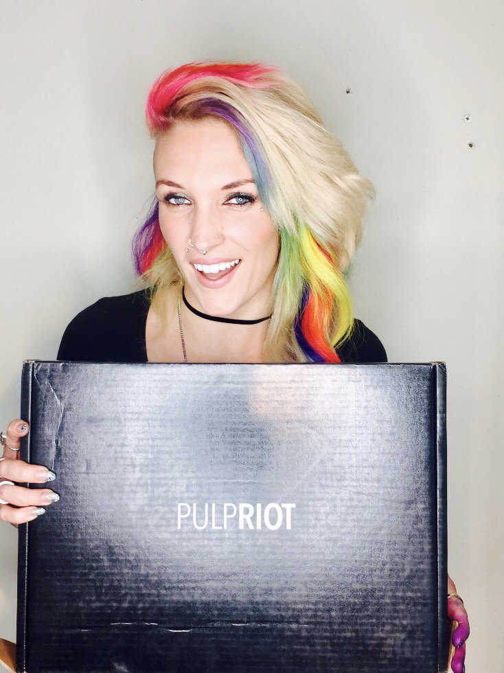 Hair by Savannah Harris Rainbow Rage Logo