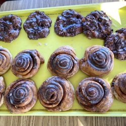 Sachse Donuts - Apple fritters and cinnamon roll donuts