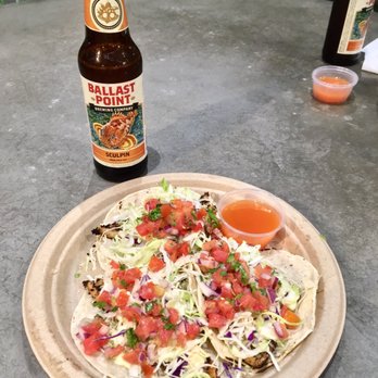 Bear Flag Fish - Bear flag fish tacos and ballast point sculpin are a match made in heaven! - Seafood Near Me - Huntington Beach, California Bear Flag Fish - Bear flag fish tacos and ballast point sculpin are a match made in heaven! - Seafood Near Me - Huntington Beach, California