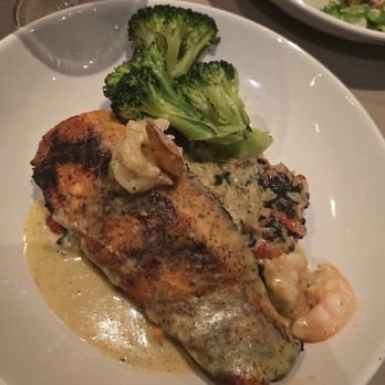 Firebirds Wood Fired Grill - Salmon & Shrimp the sauce was paste like so I know it was sitting a while. - Seafood Near Me - Chesterfield, Virginia Firebirds Wood Fired Grill - Salmon & Shrimp the sauce was paste like so I know it was sitting a while. - Seafood Near Me - Chesterfield, Virginia