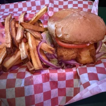 Knotty Pine Tavern - Cod fish sandwich. - Bars Near Me - Westport, Washington