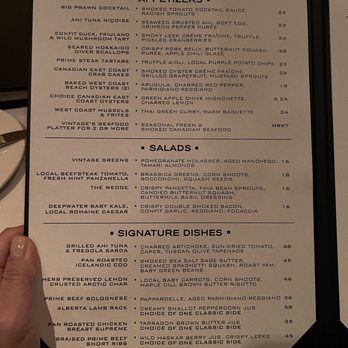 Vintage Chophouse and Tavern - Menu - Steakhouses Near Me - Calgary, Alberta Vintage Chophouse and Tavern - Menu - Steakhouses Near Me - Calgary, Alberta