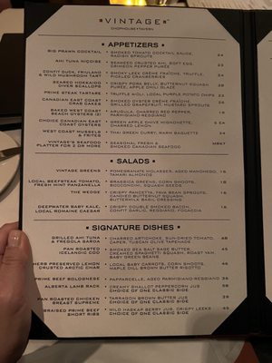 Menu photo 4 Vintage Chophouse and Tavern Calgary, AB Menu photo 4 Vintage Chophouse and Tavern Calgary, AB