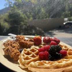 Bullseye Corner Burgers - Chicken and waffles