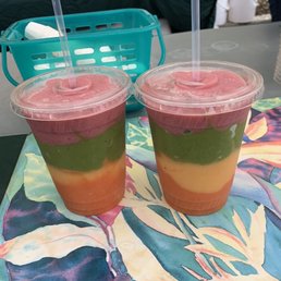 Rainbow shakes two to go. Rainbow shakes two to go.