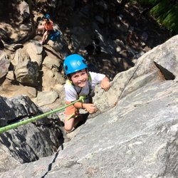 Blue Ridge Mountain Guides - We commonly climb with kids as young as 6 years old.