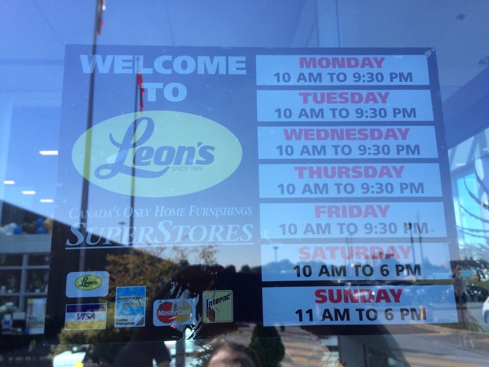 Leon S Furniture Furniture Stores 45 Gordon Mackay Road North