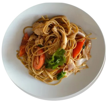 Mochica Express - Tallarin Criollo (chicken stir-fry with noodles, onions, tomoatoes) - Peruvian Near Me - Washington, DC, District of Columbia Mochica Express - Tallarin Criollo (chicken stir-fry with noodles, onions, tomoatoes) - Peruvian Near Me - Washington, DC, District of Columbia