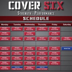 Cover Six Strength And Performance - Schedule
