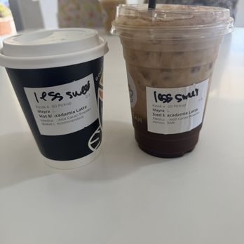 Gold Bean Cafe - Iced Macadamia Latte - Coffee & Tea Near Me - San Leandro, California