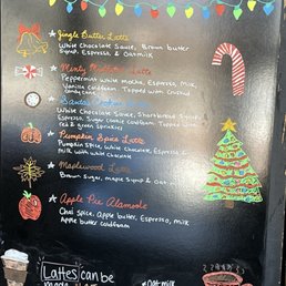 Holiday drink options