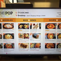 Updated menu (the one on the outside has outdated pricing)