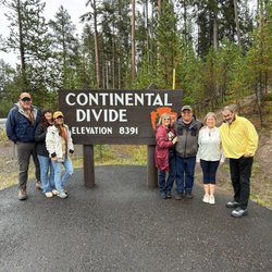 Cody Wyoming Adventure - Mike is a great picture taker too! Here are at the Continental Divide!!