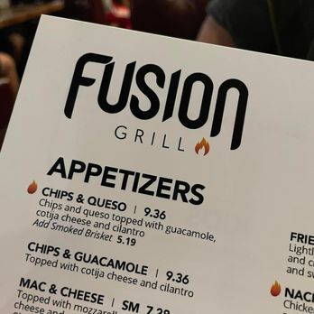 Fusion Grill & Bar - Menu pic - Burgers Near Me - Katy, Texas