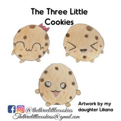 The Three Little Cookies - My logo created by my daughter