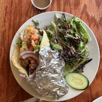 Sweet Meadow Cafe - One of the specials : Pork chop gyro - New American Near Me - Salisbury, North Carolina Sweet Meadow Cafe - One of the specials : Pork chop gyro - New American Near Me - Salisbury, North Carolina
