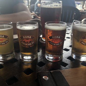 Kona Brewing - Beer flight - Pubs Near Me - Honolulu, Hawaii