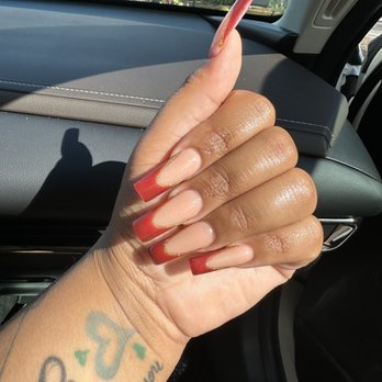 Noire Nail and Lash Bar - Full set French tip - Nail Salons Near Me - Orlando, Florida Noire Nail and Lash Bar - Full set French tip - Nail Salons Near Me - Orlando, Florida