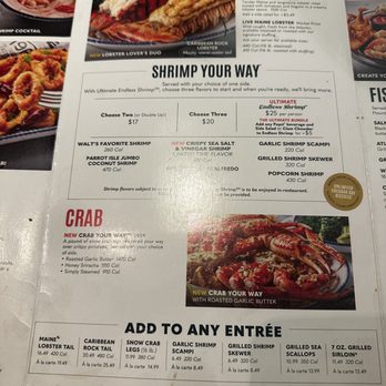 Red Lobster - Feast menu - Seafood Near Me - Kissimmee, Florida Red Lobster - Feast menu - Seafood Near Me - Kissimmee, Florida