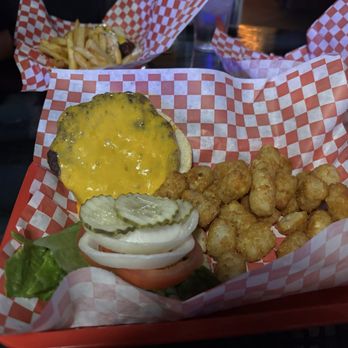Hollyrock - Cheeseburger with tots - Pubs Near Me - Phoenix, Arizona