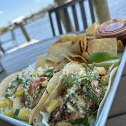 Crump's Landing - Mahi tacos (3) amazing!