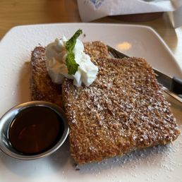 My husband had the French toast. He said it was really good. My husband had the French toast. He said it was really good.