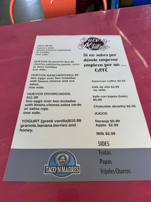 Menu photo 3 Taco N Madres Louisville, KY Menu photo 3 Taco N Madres Louisville, KY