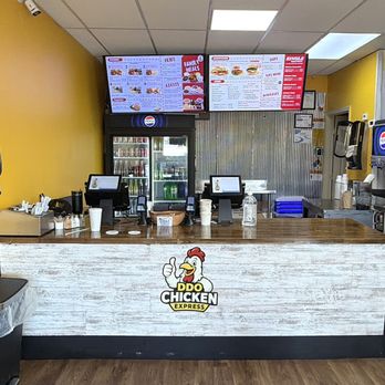DDO Chicken Express - Counter Area, Menu Boards and Fountain Drink Dispenser - Sandwiches Near Me - Kansas City, Missouri DDO Chicken Express - Counter Area, Menu Boards and Fountain Drink Dispenser - Sandwiches Near Me - Kansas City, Missouri