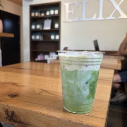 Banana cold foam matcha