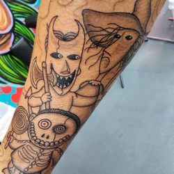 American Art Tattoo Studio  - Lock, Shock and Barrel tattoo