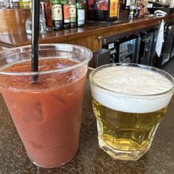 Thirsty Bird Saloon - Bloody and chaser.