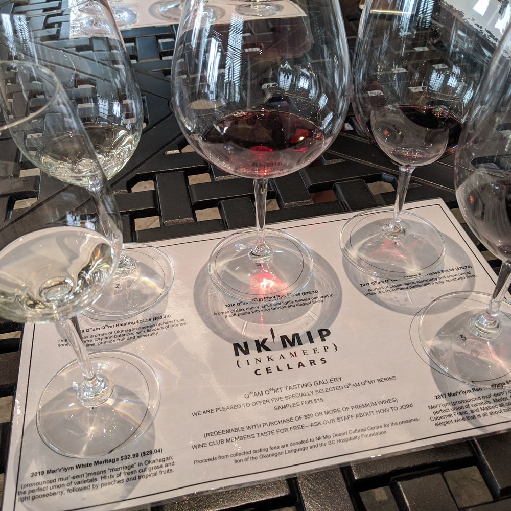 Nk'Mip Cellars - a selection of wine glasses - Beer, Wine & Spirits Near Me - Osoyoos, British Columbia Nk'Mip Cellars - a selection of wine glasses - Beer, Wine & Spirits Near Me - Osoyoos, British Columbia