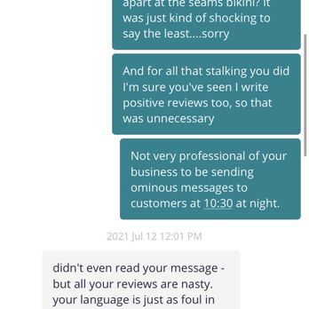 California 89 - This is now, a year later, still messaging me AND GOING THROUGH MY COMMENT HISTORY!!! SHE'S PSYCHOTIC!!! - Men's Clothing Near Me - Truckee, California