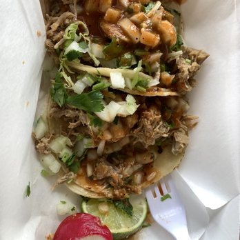 La Costa - Carnitas tacos with a lime and radish - Mexican Near Me - Brentwood, California La Costa - Carnitas tacos with a lime and radish - Mexican Near Me - Brentwood, California