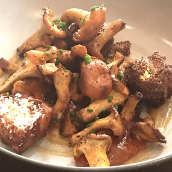 FARM Bluffton - Chanterelles - every bit as tasty as the professional photo in the slides. Another dish that needs to stick around! - New American Near Me - Bluffton, South Carolina