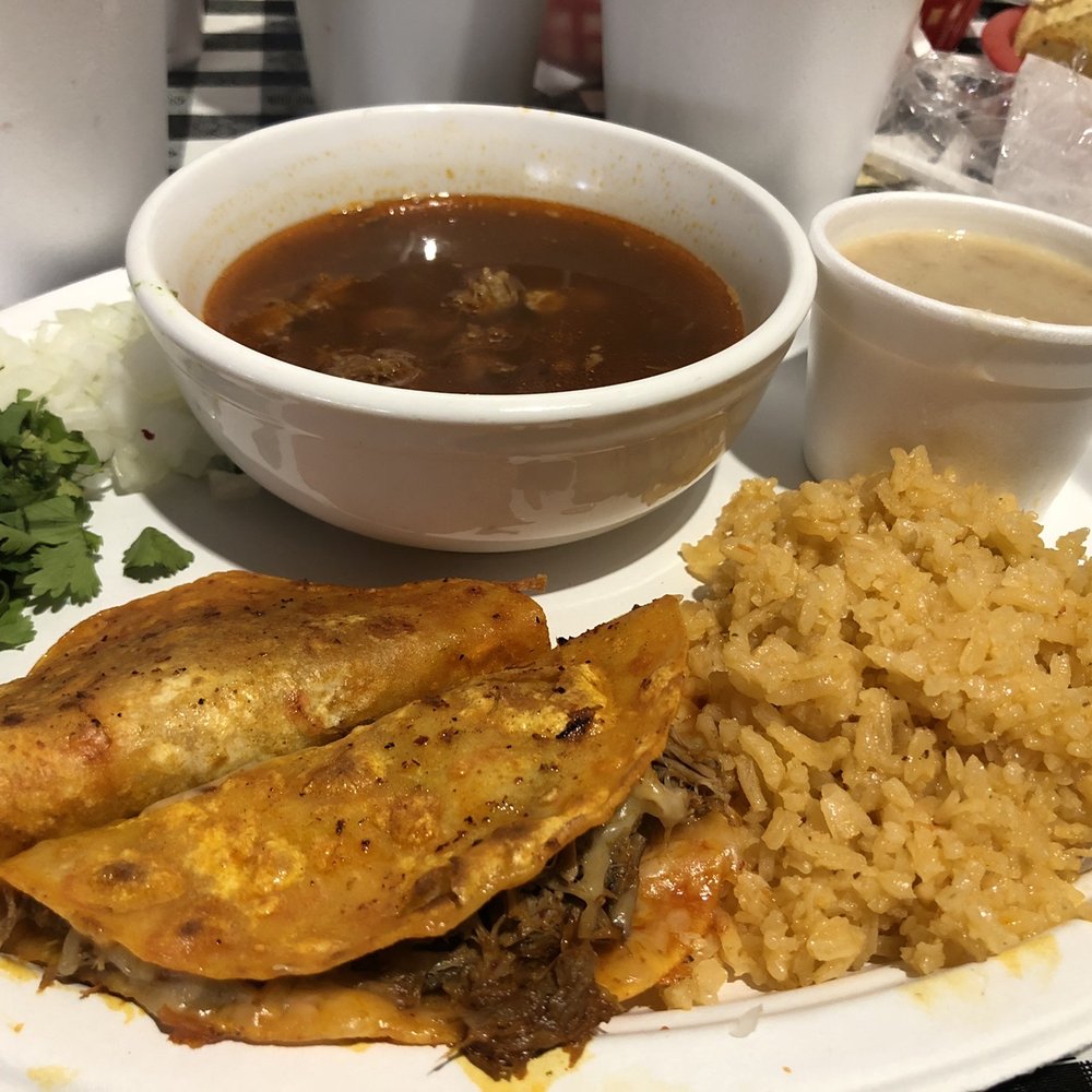 Taco More - Birria tacos made with goat, white beans, and the fresh rice. Delicious! - Tacos Near Me - Austin, Texas Taco More - Birria tacos made with goat, white beans, and the fresh rice. Delicious! - Tacos Near Me - Austin, Texas
