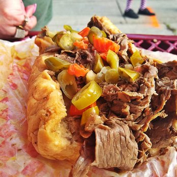 Matt & Mo's - a sandwich with meat and vegetables - Food Trucks Near Me - Hazel Park, Michigan