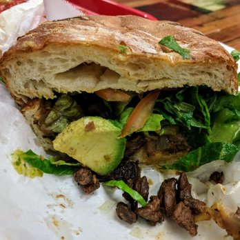 L' Patron Tacos - Lomo torta, way better than this looks - New Mexican Cuisine Near Me - Chicago, Illinois