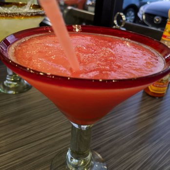 La Casita Olvera - Blended strawberry Margarita - Mexican Near Me - Foothill Ranch, California