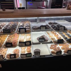 The Glaze - Yumm blueberry fritter, Oreo stuffed!