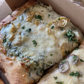 Champion Pizza - Spinach Artichoke - Pizza Near Me - Astoria, New York
