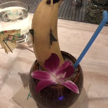 Three Dots and A Dash - Banana Daiquiri - Asian Fusion Near Me - Chicago, Illinois